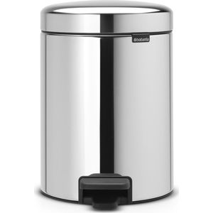 Brabantia NewIcon Prullenbak Afvalscheiding - 2 x 2 liter - Brilliant Steel