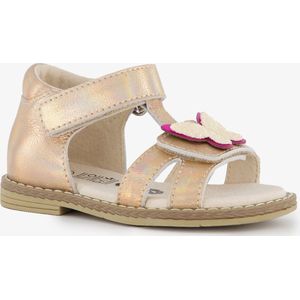 TwoDay leren meisjes sandalen metallic roze - Maat 23