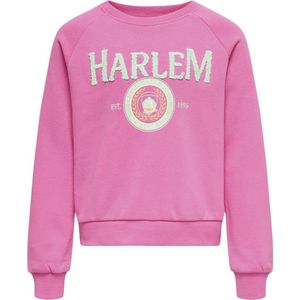 ONLY KOGGOLDIE L/S NYC O-NECK BOX SWT Meisjes Trui - Strawberry MoonPrint:Harlem - Maat 122/128