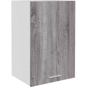 vidaXL Wandkast 39,5x31x60 cm bewerkt hout grijs sonoma eikenkleurig