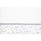 Briljant Baby Laken met Bies voor Ledikant 100 x 150 - Spots - Stonegreen