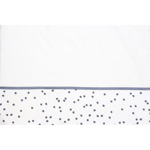 Briljant Baby Ledikant Laken Spots - 100 x 150 - Spots - Stonegreen