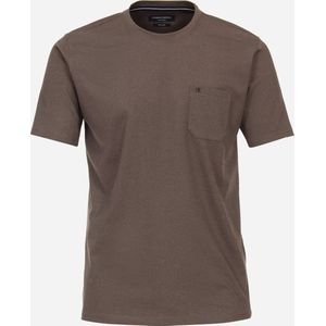 CASA MODA comfort fit heren T-shirt - beige - Maat: 3XL