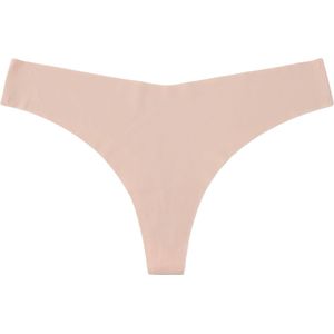 Emilie collection - string - beige - naadloos - Maat medium