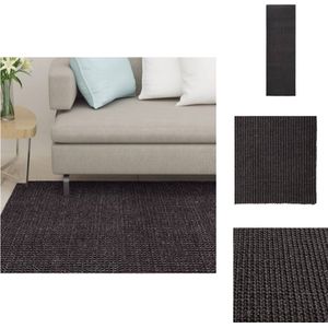 vidaXL Sisal Krabmat - 80 x 250 cm - Duurzaam - Anti-slip - Geschikt voor gebruik binnenshuis - Krabpaal