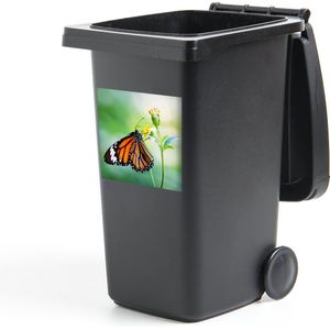 Container sticker Vlinder - Bloemen - Insecten - 40x40 cm - Kliko sticker