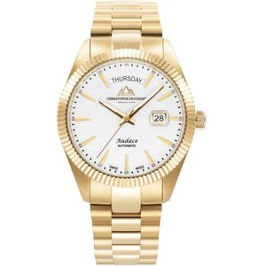 Luxe mannen horloge | Audace Goud | Christophe Duchamp CD8102-05