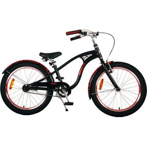 Volare Miracle Cruiser Kinderfiets - Jongens - 20 inch - Mat Zwart - Prime Collection