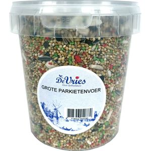 De vries grote parkietenvoer (870 ML 630 GR)