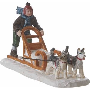 Luville - Dog sleigh - Kersthuisjes & Kerstdorpen