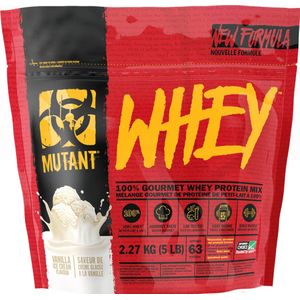 Mutant Whey - Eiwitpoeder / Eiwitshake - 2270 gram - Vanille