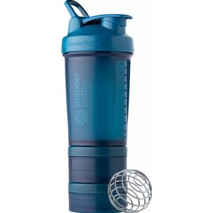 BLENDERBOTTLE ProStak PRO - OCEAAN - Eiwitshaker | Bidon | Shakebeker - 650 ml - Shakebeker met 2 containers, pillendoosje en BlenderBall voor eiwitshakes zonder klonten. Lekt niet!