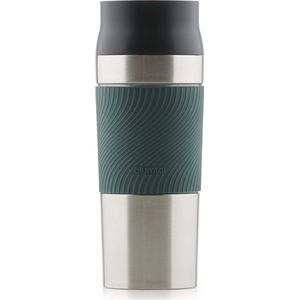 Blumtal Thermosbeker Classic - Lekvrij, BPA-Vrij en Vaatwasserbestendig - Hoge Kwaliteit Thermosfles met Quick-Press Sluiting - Travel Mug 350 ml - Donkergroen