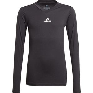 adidas GN5710 Sportshirt - Maat 128  - Unisex - Zwart/Wit