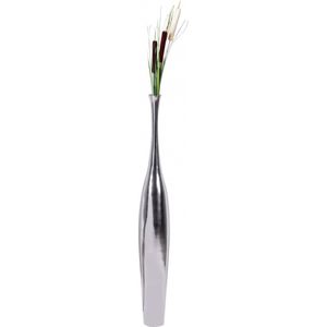 Deco Vaas - Modern aluminium design - L-formaat - Zilveren tafeldecoratie - Woondecoratie