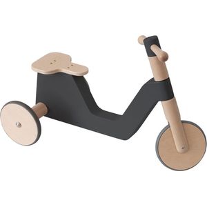 Sebra - Loopfietsje en Driewieler Scooter - Zwart - Loopfietsen - Zwart
