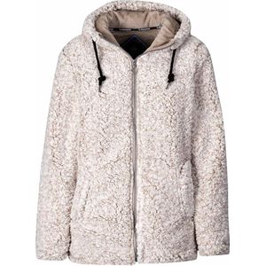 BJØRNSON Xandra Sherpa Fleece Vest Dames 4 seizoenen Zacht - Maat 36 - Beige