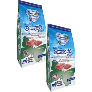 Renske Mighty Omega Plus Adult Geperst Kalkoen&Eend - Hondenvoer - 2 x 3 kg