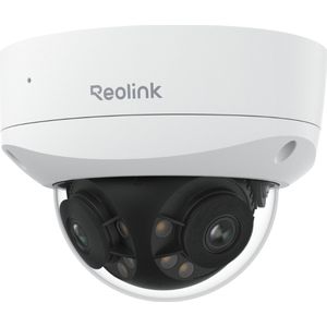 Reolink 4K 8MP UHD IK10-vandalismebestendige PoE IP-camera met 180° panoramisch gezichtsveld met Spotlight, Duo 2V PoE