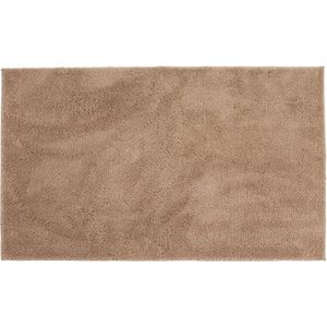 Lucy's Living Luxe badmat FUA Brown – 70 x 120 cm - beige – rechthoek - badkamer mat - badmatten - badtextiel - wonen – accessoires