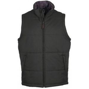 SOLS Warm Unisex Gewatteerd Bodywarmer Jasje (Houtskool)