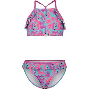 Just Beach J401-5017 Meisjes Bikini - Jungle birds - Maat 158-164