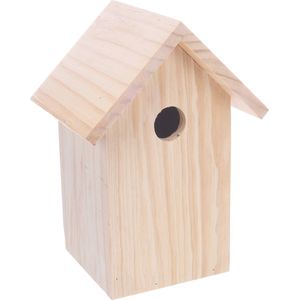 Flamingo Nestkastje Bozo Hout – FSC-gecertificeerd Dennenhout, Weerbestendig, Mooi Design voor in uw Tuin