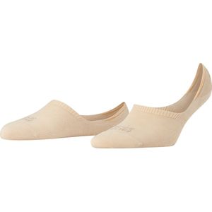 FALKE Step High Cut onzichtbare antislip kousenvoetjes duurzaam katoen footies dames beige - Maat 39-40