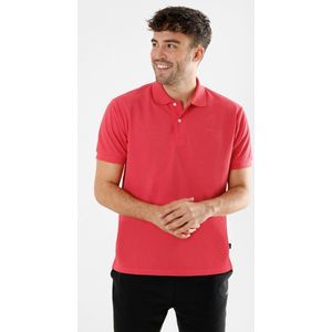 Polo T-Shirt Mannen - Donker Coral - Maat L