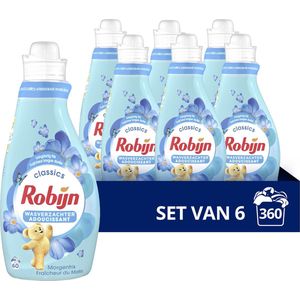Robijn Classics Morgenfris Wasverzachter - 6 x 60 wasbeurten - Voordeelverpakking