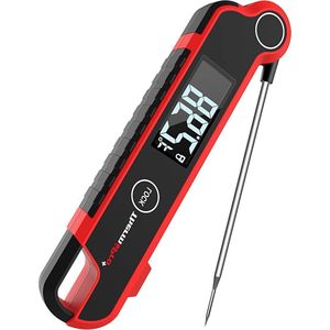 Vleesthermometer Professionele Thermokoppel Instant Read Vlees Thermometer - Digitale Voedselthermometer voor Koken Roker BBQ Grill met Bewegingsdetectie - Ambidexter Backlight LCD Keukenthermometer