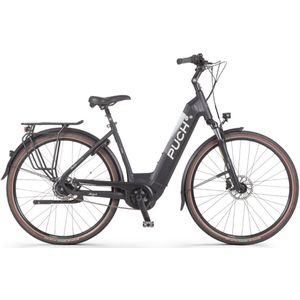 PUCH E-Maxi S+ Active Plus 500 Elektrische Fiets – E-bike – Rijklaar Geleverd - Lage Instap - Framemaat 49 - Uitneembare Accu - 28 Inch - 250W Bosch Middenmotor - 120 km Actieradius - Matt Black