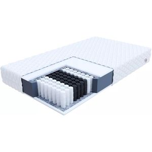 FDM® TREVISO MAX Matras 160x200 cm - Pocketvering Matrassen Tweepersoons - Hoogte 23 cm H2 - Dubbelzijdig - 7 zones - Afritsbaar hoes wasbaar - Antiallergisch en Ademende - Öko-Tex gecertificeerd