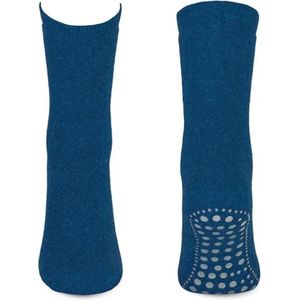 Basset Homepads Antislip sokken donkerblauw 1 paar - 50.