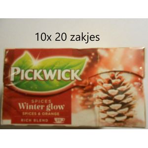Pickwick kruidenthee - Winter glow - multipak 10x 20 zakjes