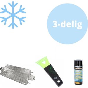 Winterset 3-delig - Antivries Deken + Ijskrabber + Antivries Spray