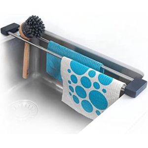 drip.line- multifunctioneel afdruiprek voor gootsteen gemaakt van natuurlijk materiaal, vaatdoekhouder, organizer, gootsteen organizer, afdruiprek, gebruiksvoorwerpen houder