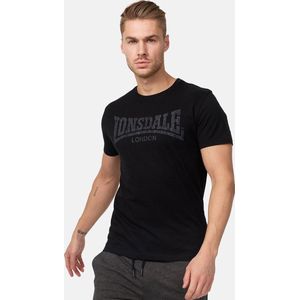 Lonsdale T-Shirt Logo Kai T-Shirt normale Passform Black-3XL