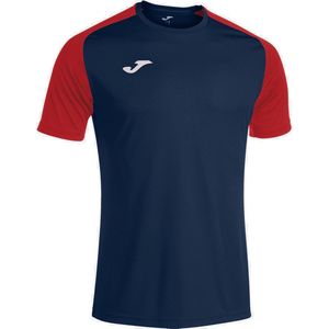 Joma Academy IV Shirt Korte Mouw Heren - Marine / Rood | Maat: L