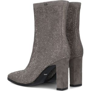 Mexx Heeled Ankle Boot Mandy - Dames - Grijs - Maat 39 - Dames laarzen