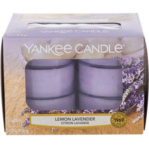 Yankee Candle - Lemon Lavender ( citron s levandulí ) - Aromatické čajové svíčky  ( 12 ks )