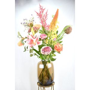 Kunstbloemen - Zijden Bloemen - Kunstbloemen boeket - 70-100 cm - Colorful Mix - Natuurlijk Bloemen