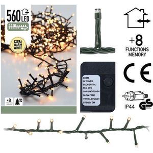 Decorative Lighting Micro Cluster Kerstverlichting - 11 meter - extra warm wit - 560 LED's