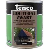 Tenco houtcoat zwart waterbasis zijdeglans - 1 liter