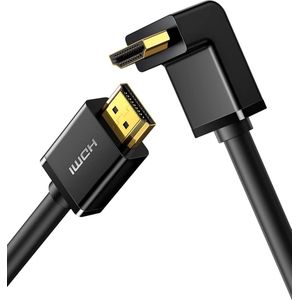 CoverMore HDMI Kabel - Haakse Ontwerp - 1.5 Meter - 4K Ultra HD - eARC - High-Speed HDMI