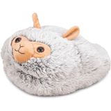 Cozy Noxxiez Voetenwarmer Alpaca Junior 35 X 25 Cm Pluche Grijs