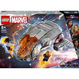 LEGO® Marvel De Hoopty 76232 bouw- en speelset; superheldenruimteschip met Captain Marvel, Ms. Marvel en Photon minifiguren; cadeautip voor fans van ruimtevaart, actie en coole voertuigen; voor kinderen vanaf 8 jaar (420 onderdelen)