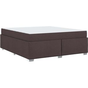 vidaXL - Bedframe - Donkerbruin - 180 - x - 200 - cm - Stof