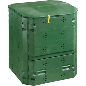 Thermo Compostbak met Ventilatiesysteem | 420 Liter Tuincompost Bak | Vorst- en UV-bestendig