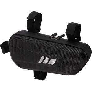 Waterdichte Zwarte PU Lederen Motor Opbergtas voor Motorframe